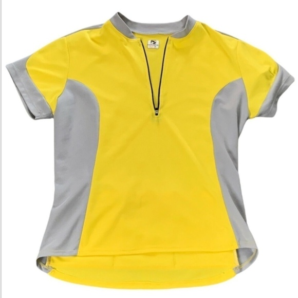 Bellwether VTG Womens L Cycling Jersey 3 Pocket Back Front Partial Zip USA#239G - Picture 5 of 9